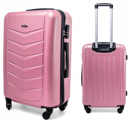 MAŁA L WALIZKA NA KÓŁKACH PODRÓŻNA TORBA ABS na Arena.pl