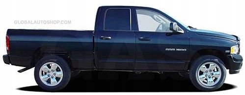 DODGE RAM - Listwy CHROM na drzwi boczne dekoracyjne chromowane zdjęcie 1