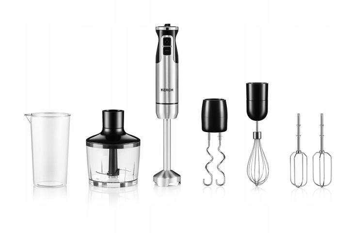 BLENDER RĘCZNY MIKSER WIELOFUNKCYJNY KERCH QUICK TURBO 1200W +AKCESORIA zdjęcie 6