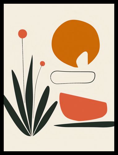 Plakat 60x80cm Abstrakcyjny Zen na Arena.pl