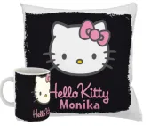 KUBEK + PODUSZKA zestaw HELLO KITTY RÓŻNE WZORY