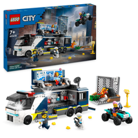 LEGO CITY POLICYJNA CIĘŻARÓWKA Z LABORATORIUM KRYMINALNYM ZESTAW KLOCKI