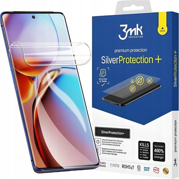 Antymikrobowa Folia Ochronna na Motorola Edge 40 Neo 3mk SilverProtection+ zdjęcie 8