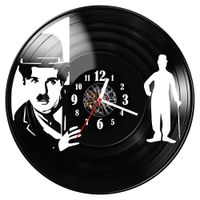 Zegar ścienny z płyty winylowej Charlie Chaplin 1175.14