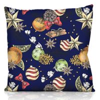 Poszewka Welurowa 45X45 Świąteczna 21159