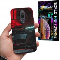 ETUI CASE DO HUAWEI MATE 10 LITE - AUDI AUTO FAN WZORY MERCEDES ITP + SZKŁO