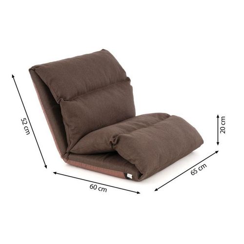 Regulowana sofa Relax Lounger, kolor brązowy na Arena.pl