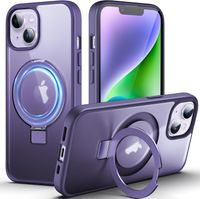 Etui magnetyczne iPhone 14/13 MagSafe stojak pierścień DASFOND