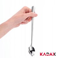 ŁYŻECZKA ŁYŻECZKI DO KAWY LATTE LODÓW DESERÓW DŁUGA DESEROWE KOMPLET 6 szt