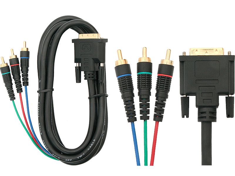 Przyłącze DVI - 3RCA 3M zdjęcie 1