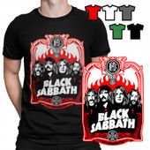 KOSZULKA T-SHIRT MĘSKI WZORY - BLACK SABBATH ROCK METAL MUZYKA - XL