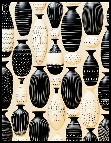 Plakat 50x65cm Monochromatyczna Harmonia na Arena.pl