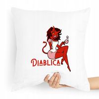 Poduszka Prezent Dla Dziewczyny Diablica Z Nadrukiem Ze Zdjęciem