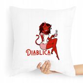 Poduszka Prezent Dla Dziewczyny Diablica Z Nadrukiem Ze Zdjęciem