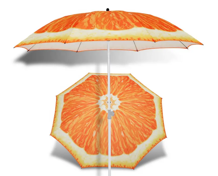 Parasol plażowy pomarańcza zdjęcie 5