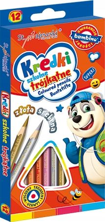 kredki bambino ołówkowe 12kol 18cm 2038 a''10 na Arena.pl
