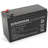 Akumulator 12V 7.2Ah AGM Europower EP7.2-12