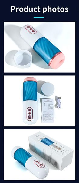 Masturbator-Vibration 7, 7 Sucking modes, Hand zdjęcie 14