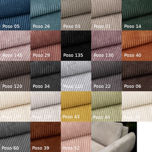 Sofa Vemo Base z funkcją spania i regulowanymi zagłówkami na Arena.pl