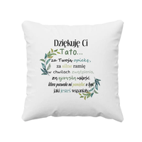 Dziękuję Ci Tato - poduszka z nadrukiem