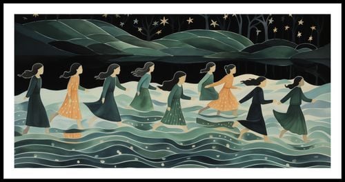 Plakat 91,3x44,5cm Nocna Procesja na Arena.pl