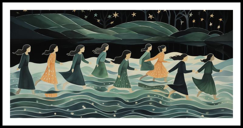 Plakat 91,3x44,5cm Nocna Procesja zdjęcie 3