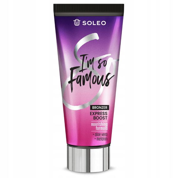 Soleo I'm So Famous 150ml Bronzer Do Opalania + Gratisy zdjęcie 3
