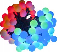 LAMPKI CHOINKOWE KULKI 100 LED 8 FUNKCJI WEW/ZEW