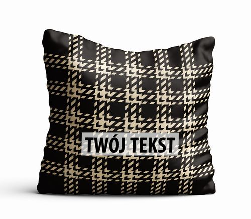 Poduszka Dekoracyjna KRATA  z Twoim napisem KR15 na Arena.pl