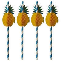 słomki papierowe "ananas" 6/200 mm 50 szt.