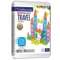 Klocki Magnetyczne Travel microMAGS XL 55 el. Magna-Tiles duże pudełko