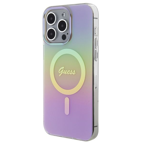 Etui Guess do iPhone 15 Pro, Różowy, MagSafe zdjęcie 2