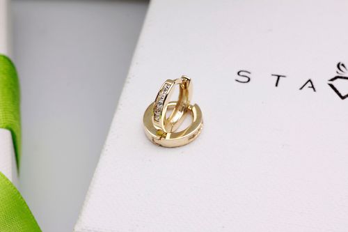 Złote kolczyki Staviori na Arena.pl