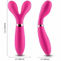 armony y-wand masażer podwojna głowica fuksja wodoodporny usb