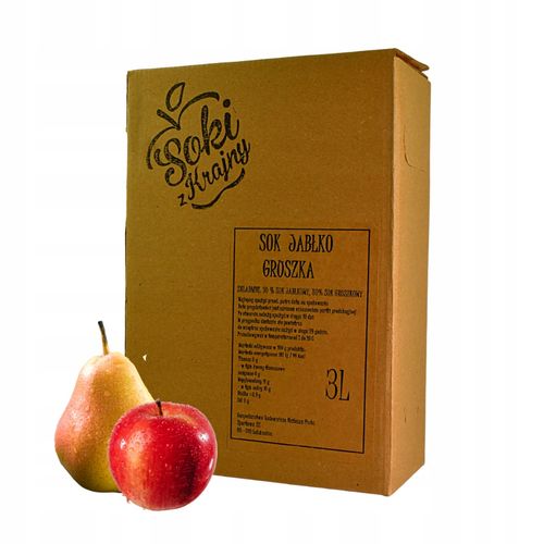 SOK TŁOCZONY JABŁKO-GRUSZKA 3L NFC GRUSZKOWY na Arena.pl