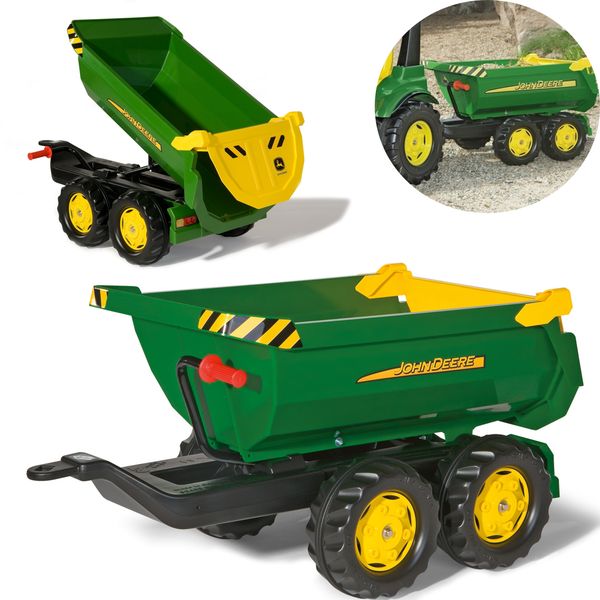 Rolly Toys rollyHalfpipe John Deere Przyczepa wywrotka zdjęcie 1