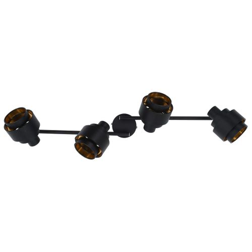 Lampa Z 4 Reflektorami, Czarna, E14 na Arena.pl