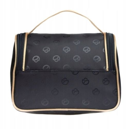 Kosmetyczka Damska Na Kosmetyki Średni Kuferek Podróżny Czarny NOBLE na Arena.pl