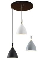 Lampa sufitowa loftowa metalowa wisząca AT18-3SZ-MIX