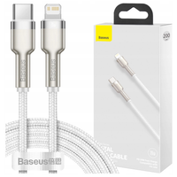 Kabel USB-C do Lightning Baseus Cafule, PD, 20W, 1m (biały)