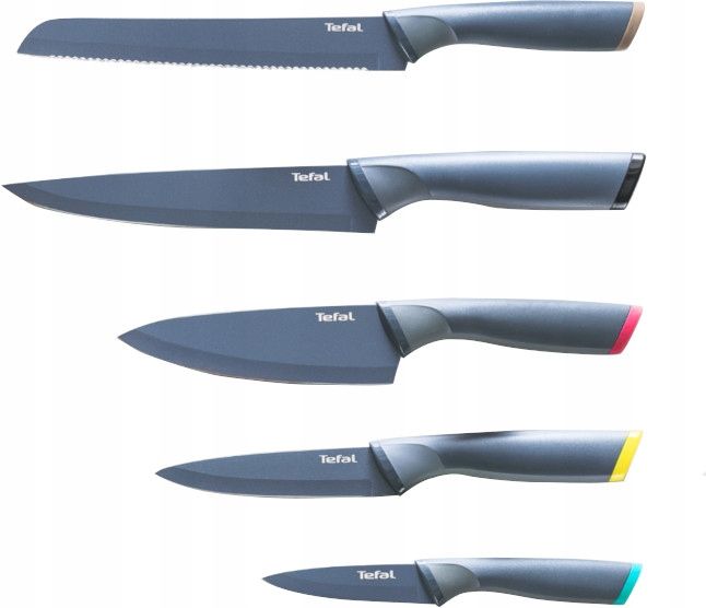 Noże w bloku TEFAL Fresh Kitchen 6el stal zdjęcie 3