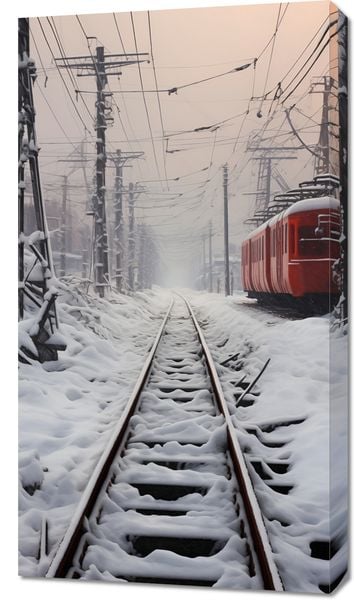 Obraz 50x90cm Podróż po Torach zdjęcie 1