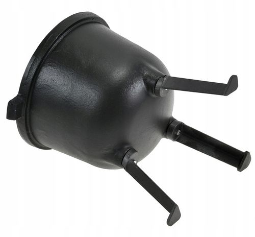 Kociołek Myśliwski 8 L EMALIA Żeliwny GARNEK na OGNISKO Emaliowany na Arena.pl