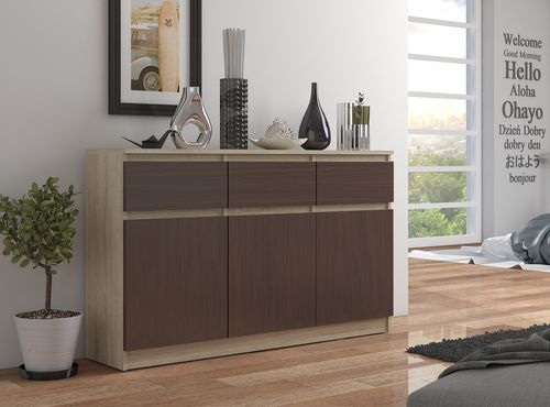 KOMODA K140 3D 3SZ CLP PK SONOMA / WENGE na Arena.pl