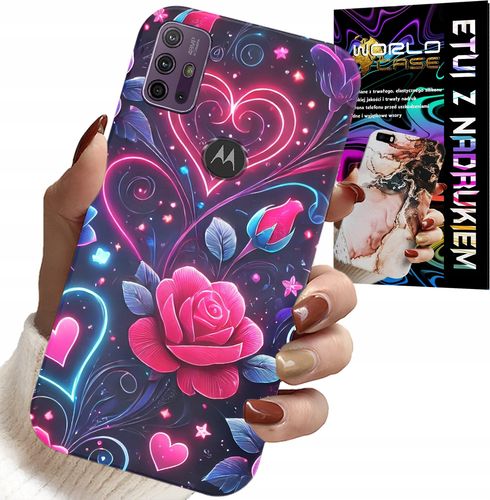 ETUI DO MOTOROLA MOTO G10 POWER - SERCE, RÓŻA, NASTOLETNIE CASE + SZKŁO na Arena.pl