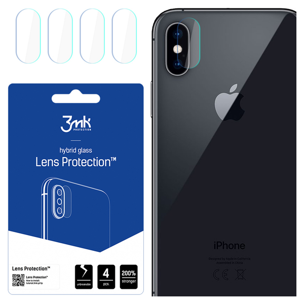 apple iphone xs - 3mk lens protection zdjęcie 3
