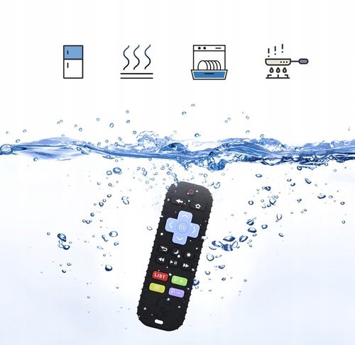 ZĄBKOWANIE ZABAWKI DO ŻUCIA GRYZAK DLA NIEMOWLĄT PILOT czerń KOLOR na Arena.pl