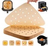 WKŁAD Papierowy Do AIR FRYER Frytkownicy 100szt 16cm Papier PIECZENIA 6023
