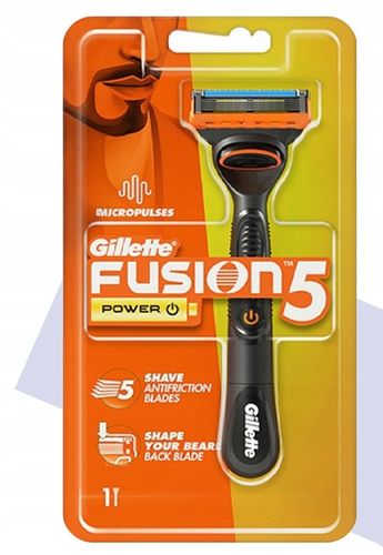 MASZYNKA DO GOLENIA GILLETTE FUSION 5 FUSION5 POWER MICROPULSES na Arena.pl