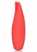 calexotics red hot flare - kompaktowy masażer silikonowy, 10 trybow
